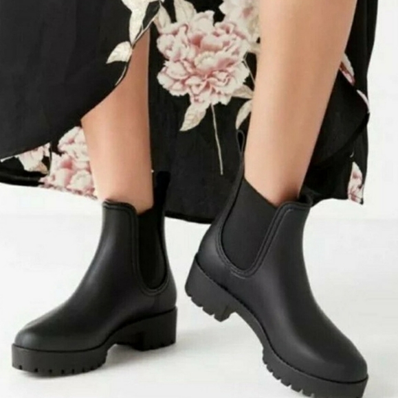 Jeffrey Campbell Hydra Chelsea Rain Boots - 9 - Picture 2 of 8